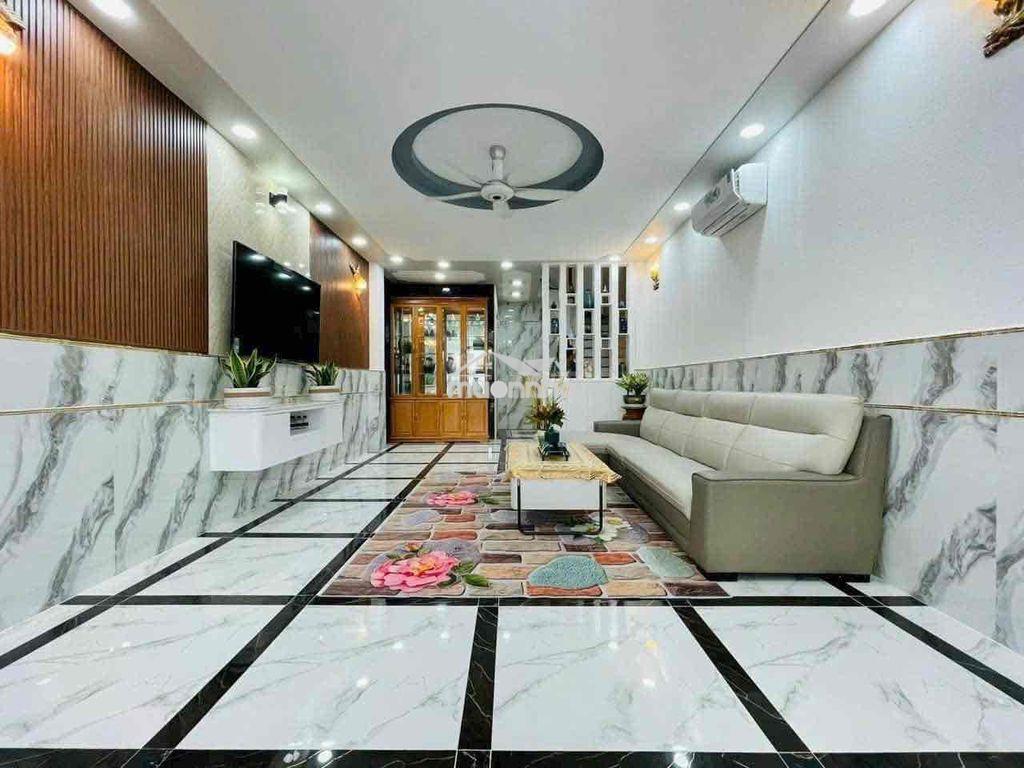 Cho thuê nhà lê văn thọ p11 (4,5x16) 4 lầu , 4pn , 5wc full nt - 3