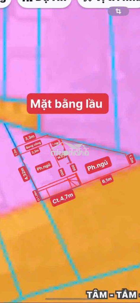 Bán lô đất gần 300m2 có 66m2 thổ cư kdc bửu hoà - 3
