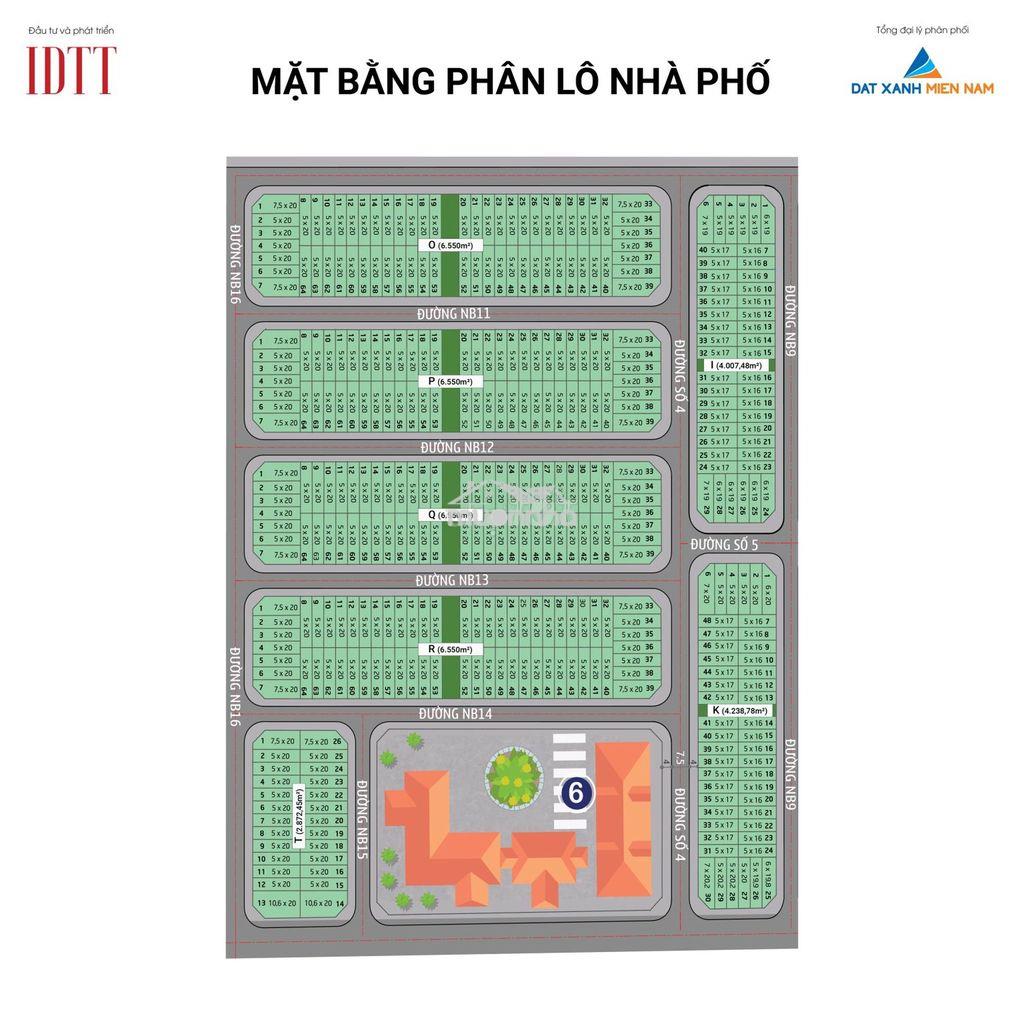 Đất nền khu dân cư tthc mới thủ thừa, xây dựng tự do, sổ hồng riêng - 4