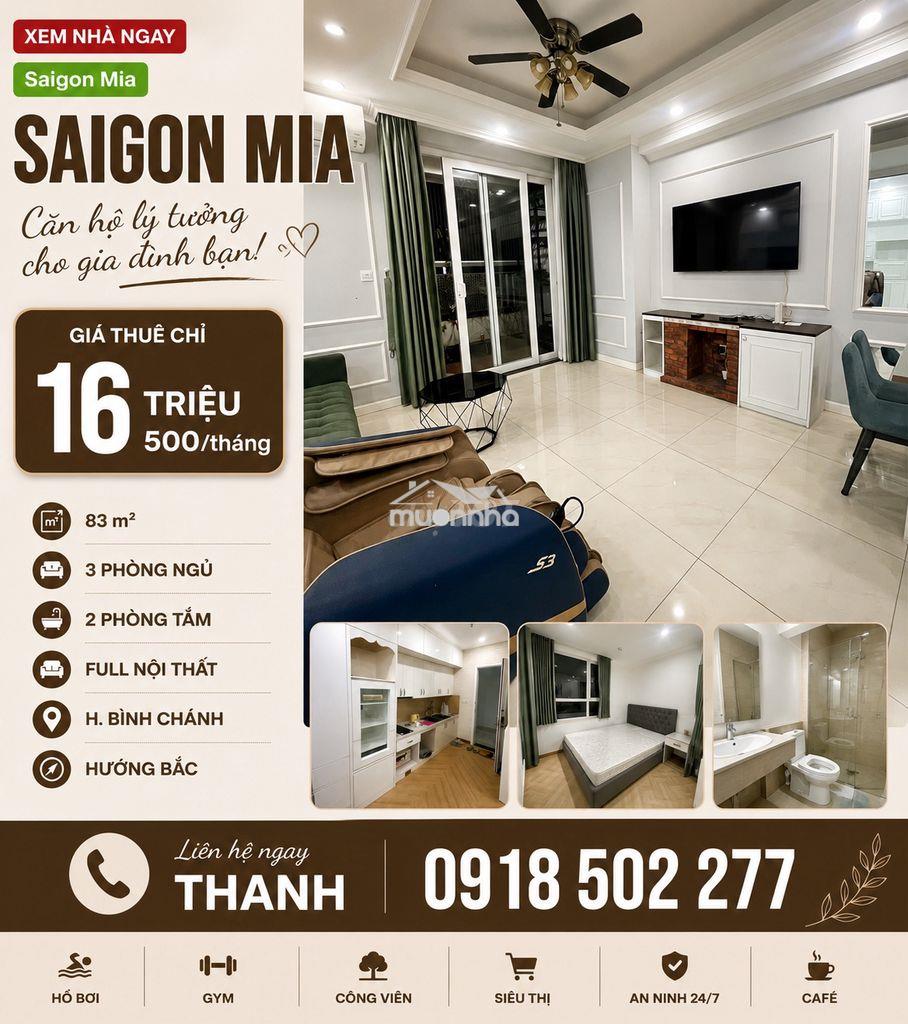 Cho thuê căn hộ saigon mia 3pn2w - xem nhà ngay - 2
