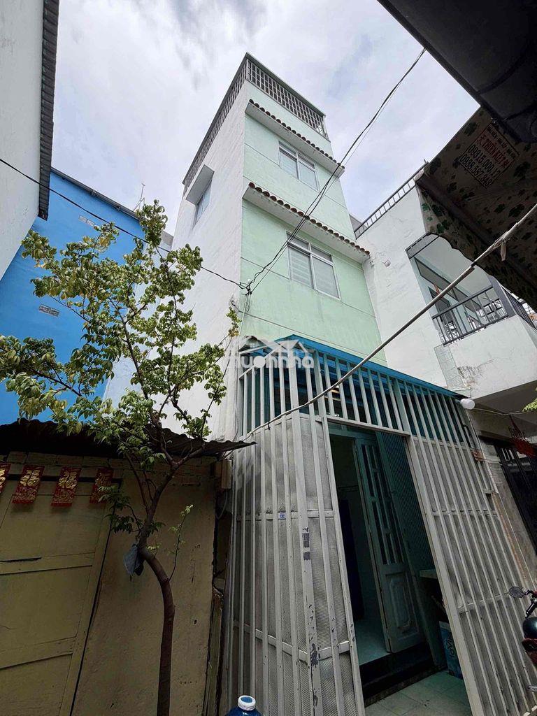 Nhà mới 2máy lạnh 3x7m 2lầu st (2pn 2wc) hẻm 2,5m. tân hoà đông