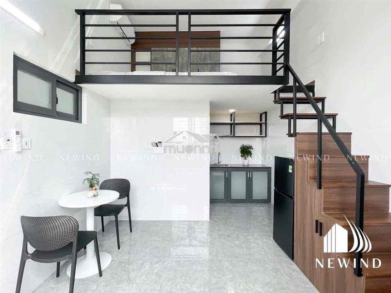 Phòng trọ mới xây giá tốt ngay hoàng hoa thám_full nội thất_gác cao
