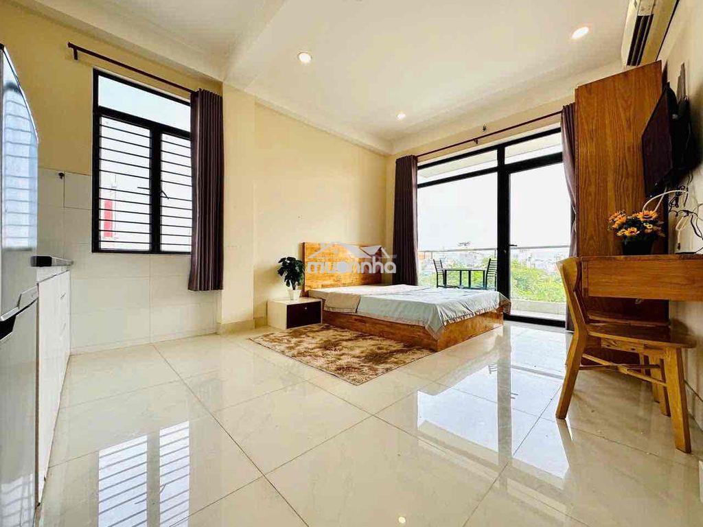 Cho thuê căn hộ studio quận 4 có ban công full nội thất, thang máy - 2