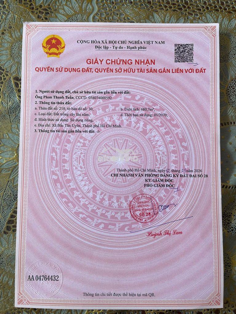 Xã bắc tân uyên, thành phố hồ chí minh