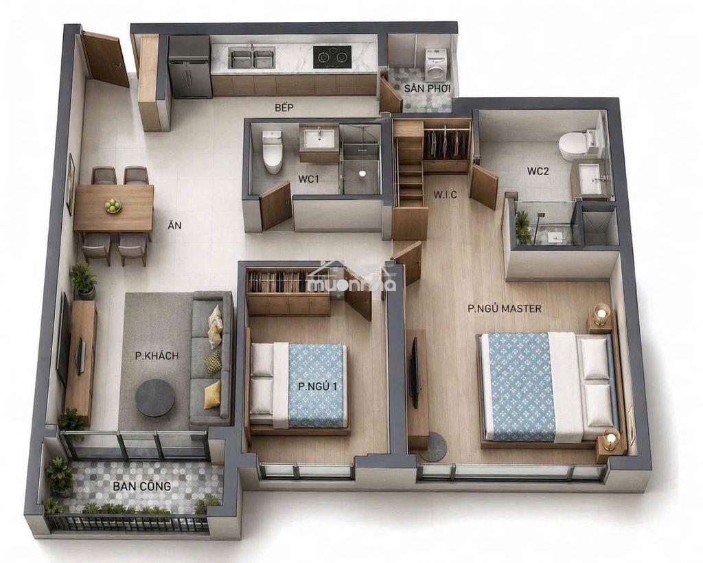 Bán căn hộ 3pn victoria village – view đẹp – giá tốt chỉ từ 7,99 tỷ - 4