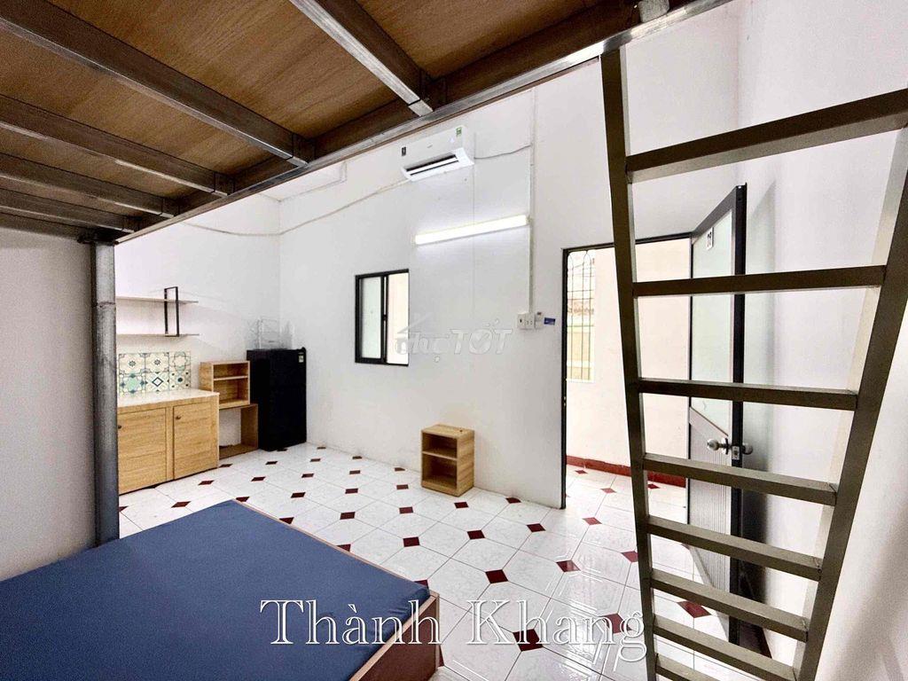 Cho thuê căn hộ 1 gác 1 giường full nt rộng 25m2 ngay cv lê thị riêng - 2