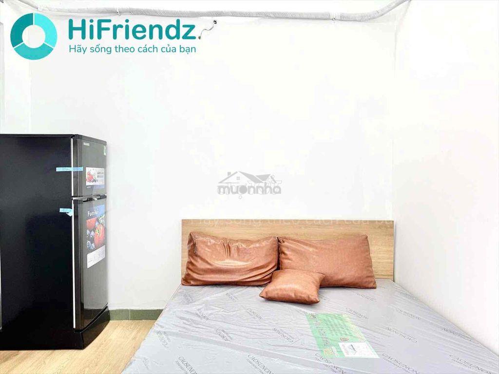 Cho thuê căn 1pn - 1pk 1wc ban công , 2 giường full nội thất rộng rãi - 4