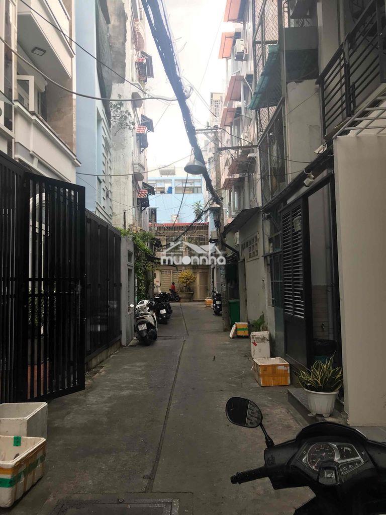 Hẻm 3m nguyễn thiện thuật sau căn mặt tiền, 3.4x10m, 4 tầng 3pn 3wc - 3
