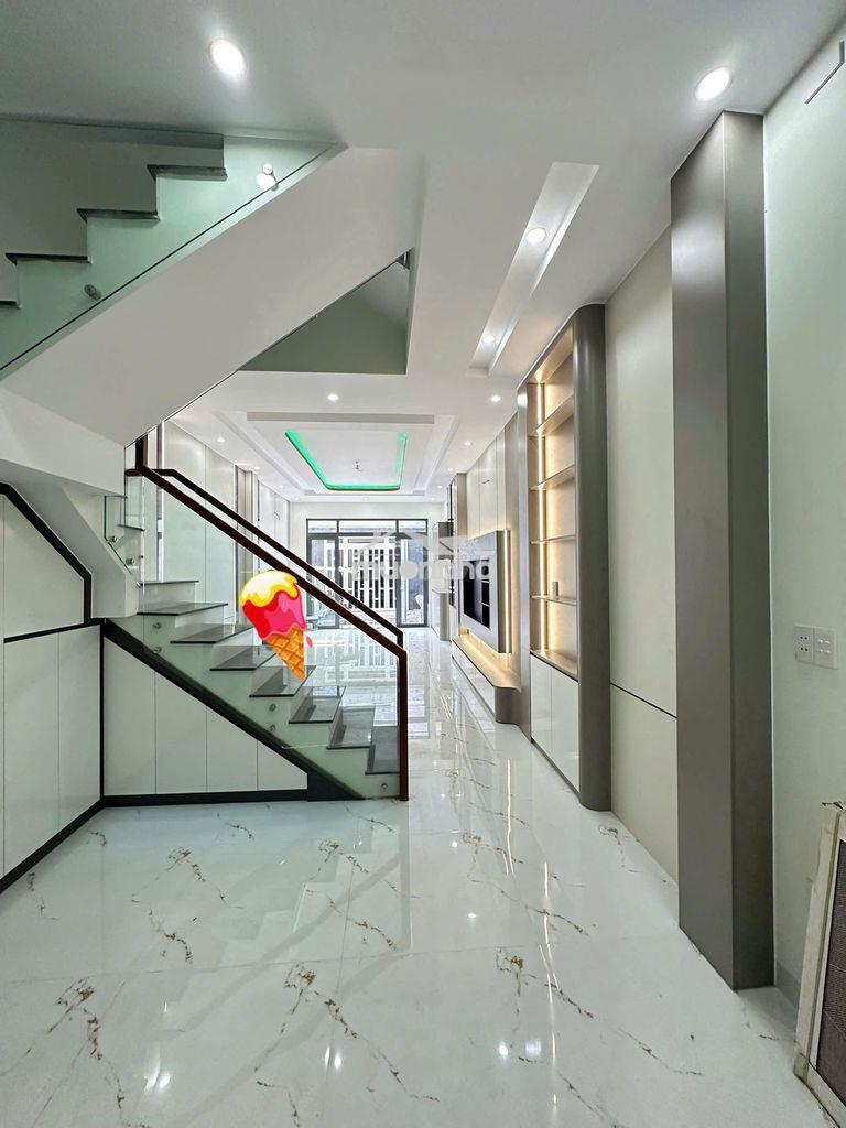 Nhà mới 100% dt70m2 2 lầu 4pn full nội thất hxh hương lộ 3 q. bình tân - 2