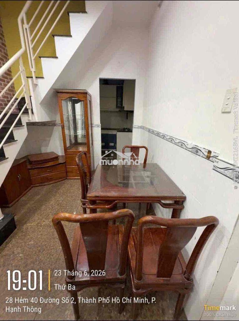 Cho thuê nhà nguyên căn.2pn2wc đường số 2,p3,gò vấp - 2