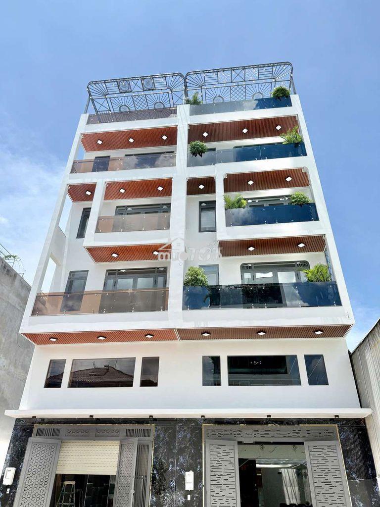Siêu phẩm ngang 5,5m. 5 lầu có thang máy khu vip hẻm rộng 14m tch 10