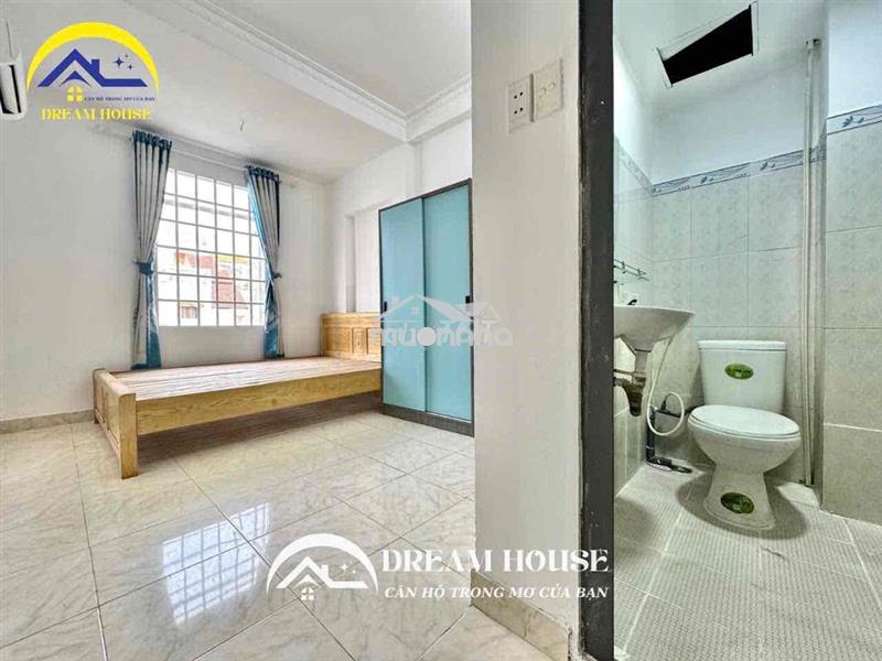 Phòng trọ studio cửa sổ trời thoáng mát có nội thất trung tâm tân phú