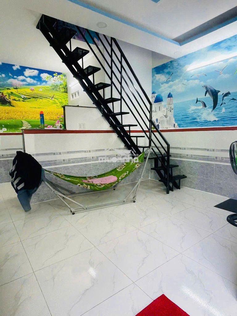 Nhà đg trương thị hoa đối diện trg nguyễn hiền q12, hẻm 4m giá 1ty065