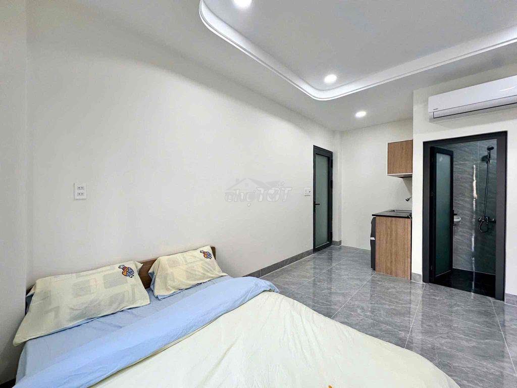 Studio mới 100% có ban công cửa sổ 35m2 ngay toà nhà viettel - 4