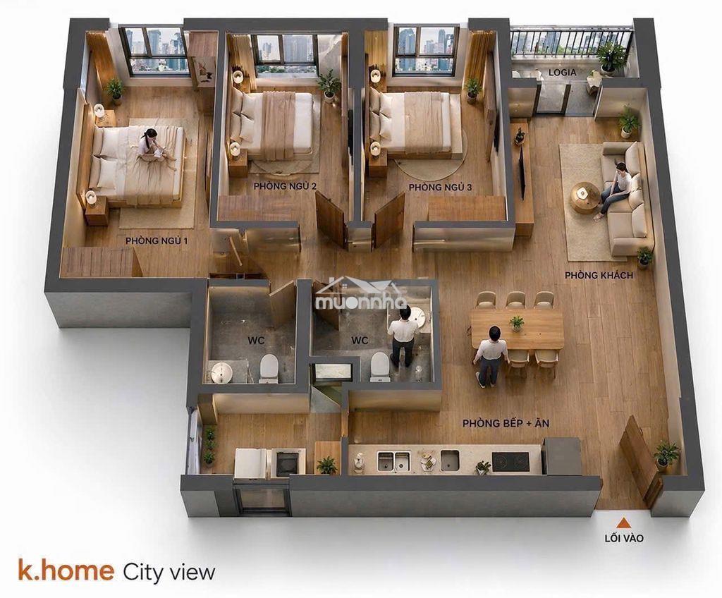 Căn 2pn được quan tâm nhiều nhất tại dự án nhà ở xã hội k-homecityview - 4
