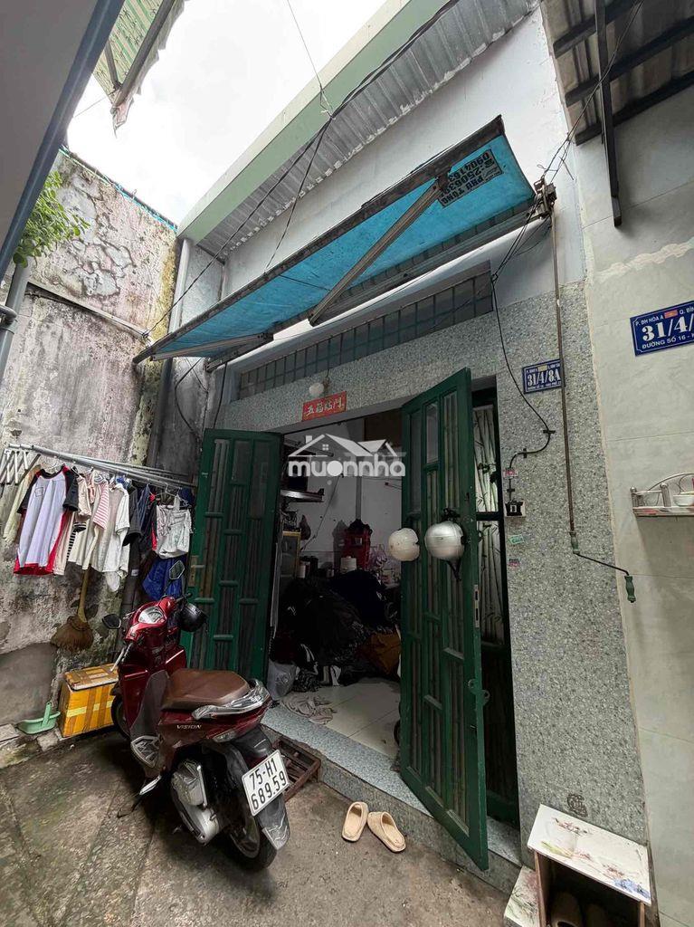Nhà hẻm 31/4/8a đường 16 gò xoài