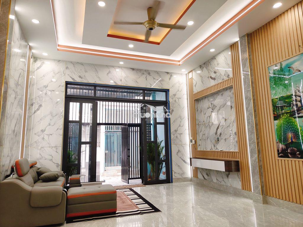 Bán nhà 1 trệt 3 lầu sân thượng trước sau. 4 phòng ngủ có phòng dưới - 4