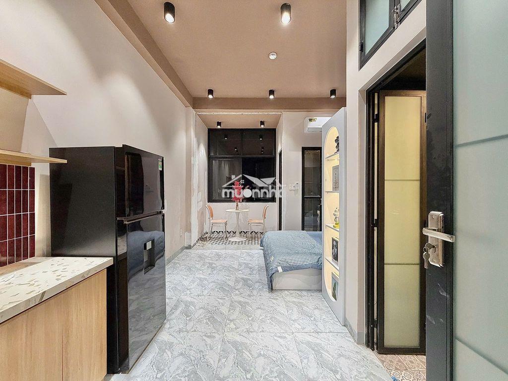 Cho thuê chdv studio quận tân phú ban công gần aeon mall, vhu, huit - 4
