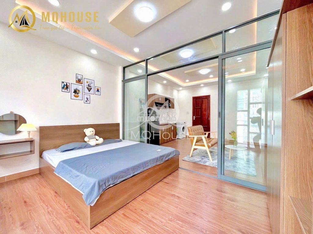 1pn 1pk ban công cực thoáng 40m2 ngay bờ kè hoàng sa giáp trung tâm - 4