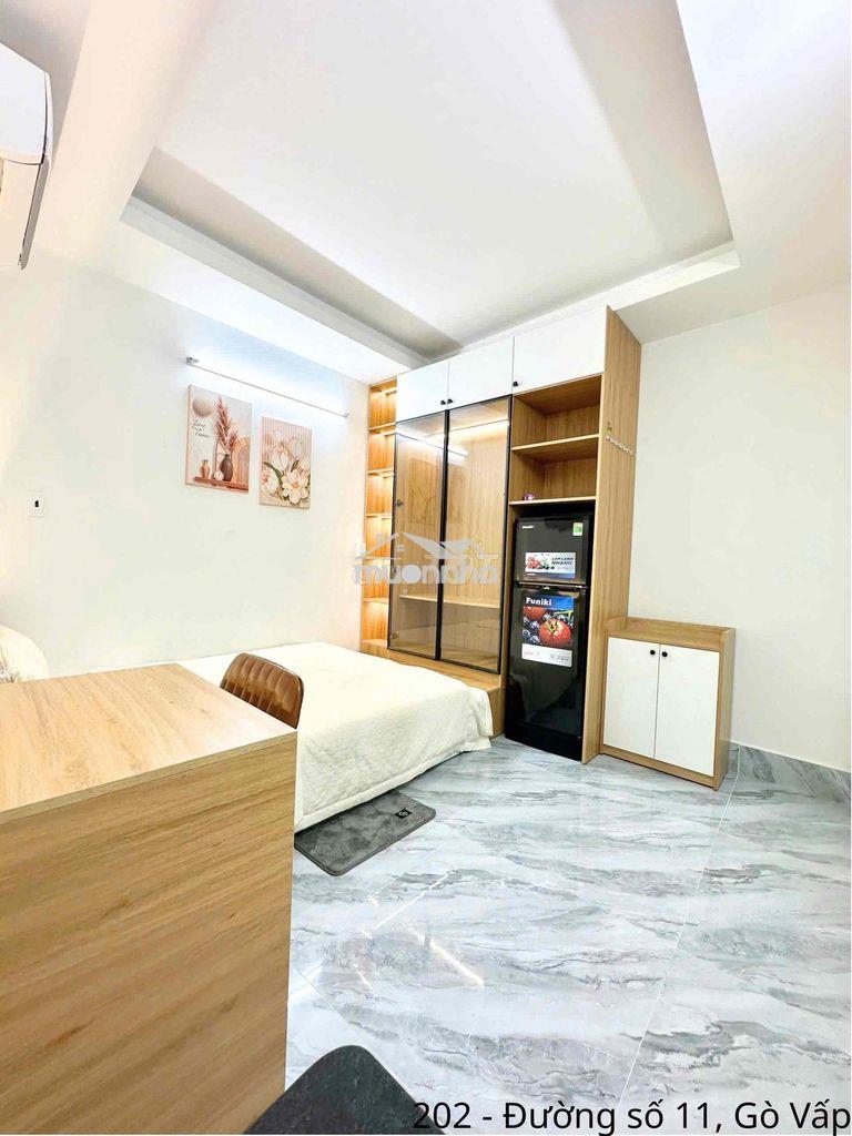 Căn hộ studio full nt - gần cv làng hoa - 4