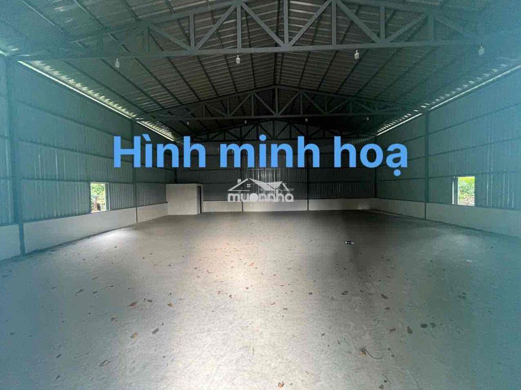 Cho thuê kho - xưởng dĩ an 600m giá 20triêu đường xe cont - 4