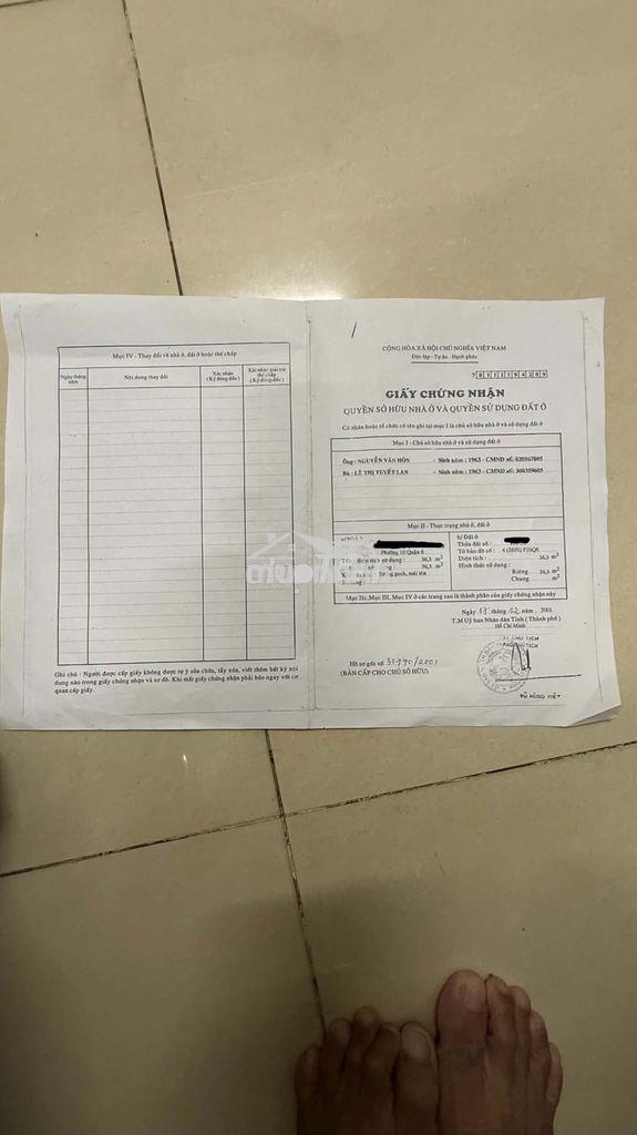 Cần bán nhà khu dân cư bình phú - 2