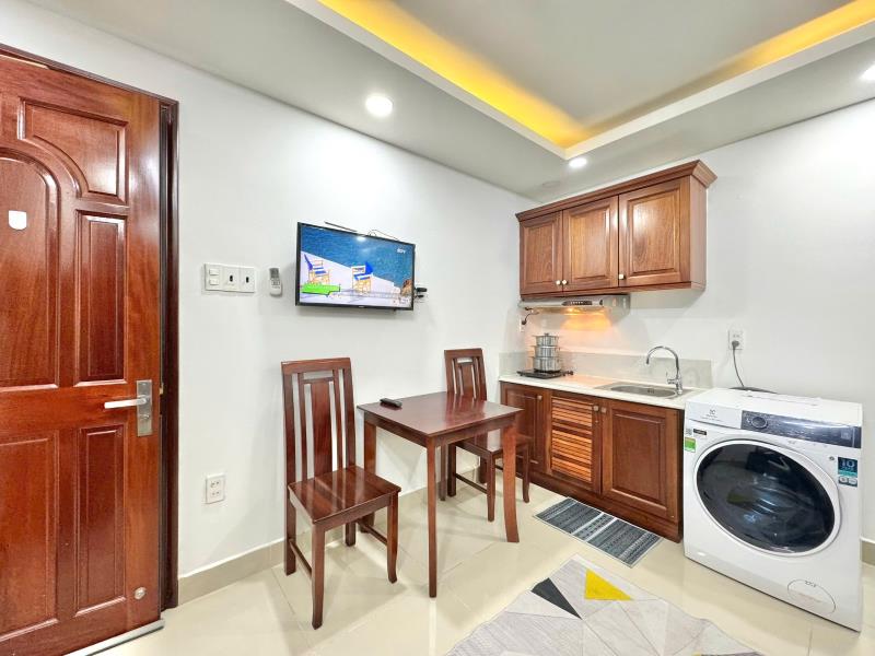 Căn hộ cao cấp 30m2 full nội thất, cách mạng tháng 8, gần cv lê thị riêng - 3