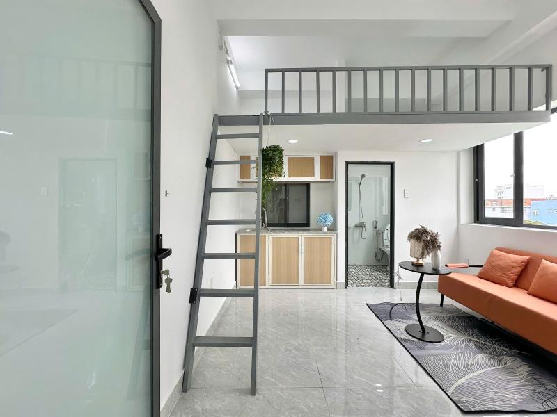 Duplex 4tr – gác cao – ở 3-4 người thoải mái – ngay gần đặng thùy trâm  - 2