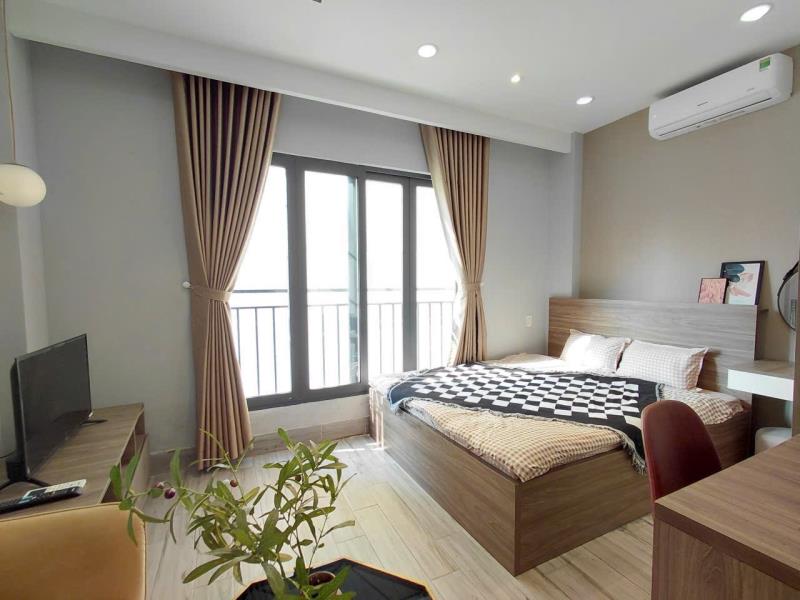 Căn hộ full nội thất tách bếp - hồ văn huê phú nhuận - gần đh mở, đh văn lang,..