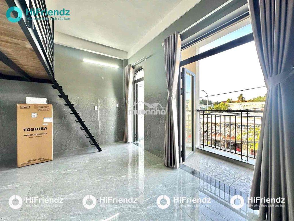 Căn hộ mini có gác cao đứng được ban công đối diện chung cư lê thành - 3