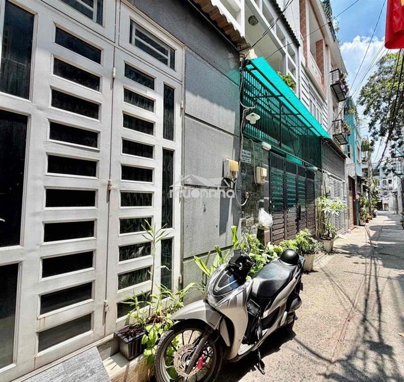 Hẻm xe hơi bạch đằng bình thạnh dt 63,8m² (5,8x11m) 4 tầng btct