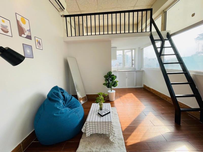 Phòng gác rộng cửa sổ cách ftu 700m nhận 4 người 4 xe bình thạnh gần ngoại thương, hutech hàng xanh - 3