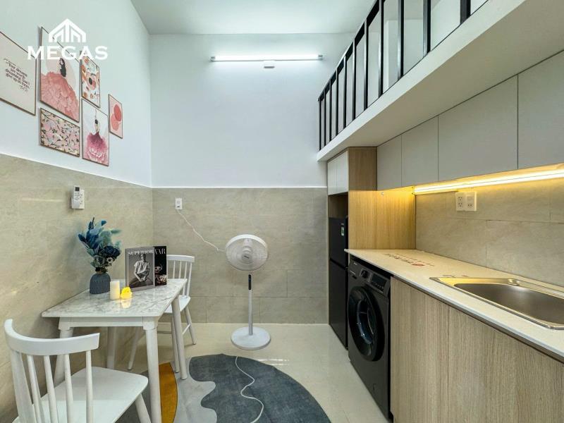 Cho thuê căn hộ duplex phòng rộng cửa sổ lớn máy giặt riêng gần đh ngoại thương, quận bình thạnh - 4