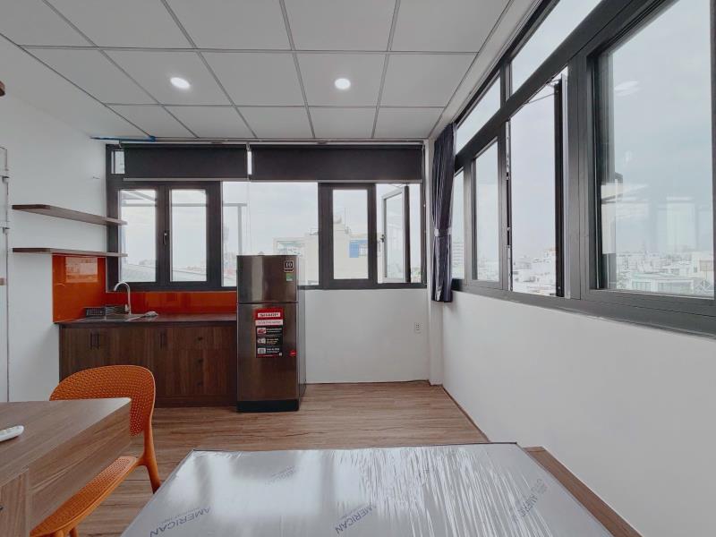 Cho thuê căn hộ thang máy cửa sổ trời gần đh văn lang, đh kinh tế tài chính ( uef) - 3