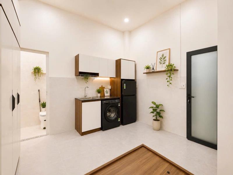 Studio full nội thất | kế bên đại học công thương | máy giặc riêng