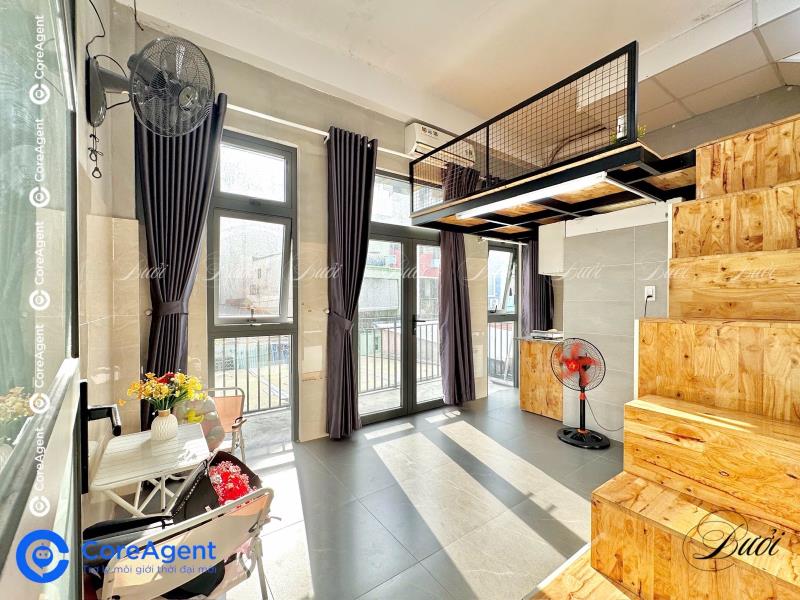 Căn hộ duplex ban công 30m2, full nội thất, đường tân hương, giá chỉ 5tr5