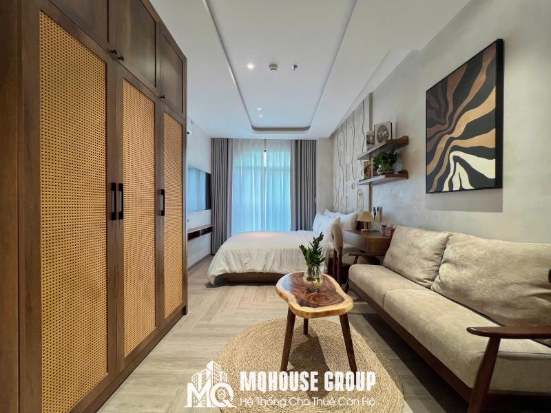 🏠 Cho thuê căn hộ mới 100% - ban công - thang máy, tone gỗ - gò vấp 🏠