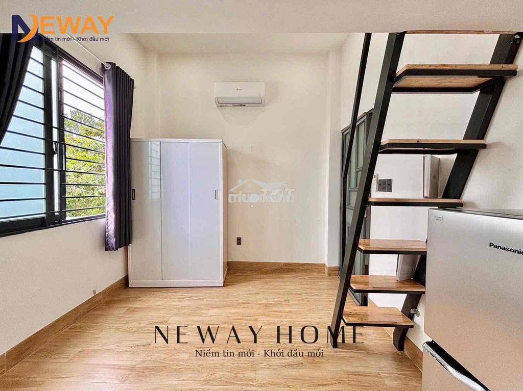 Phòng gác cao📍ngay tô ký _ cvpm quang trung📍- mới 100% _ có máy lạnh - 3