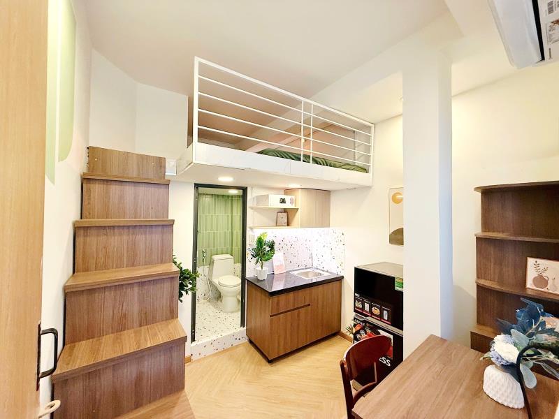 Trọ gác đẹp full nội thất thang máy - huit, vhu, đh hồng bàng - 3