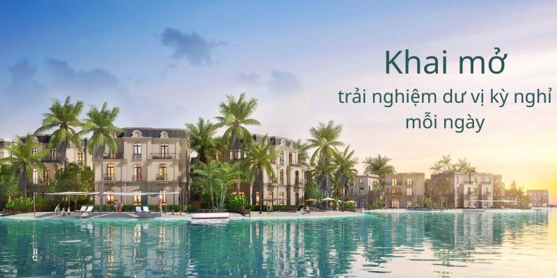 Bán biệt thự song lập 302m2, khu vịnh tiên, view mặt nước đẹp