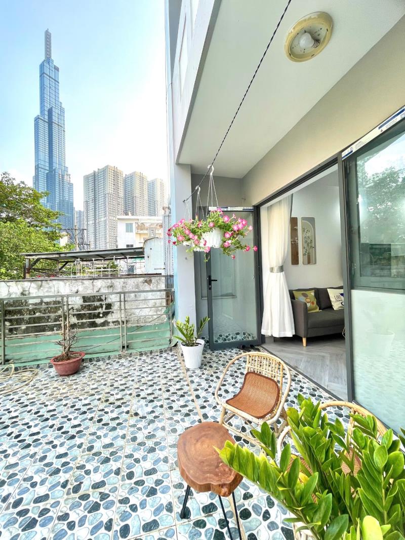 Cho thuê căn hộ penthouse 75m² 1pn sân vườn, ban công siêu lớn view landmark 81 – tân cảng, bình thạnh - 3