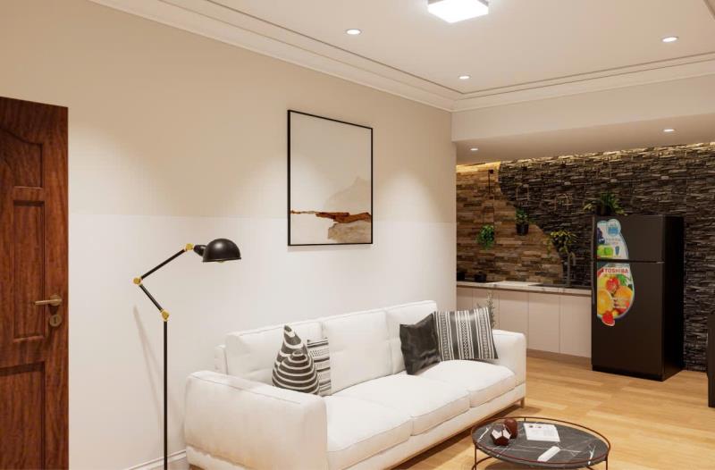 Căn hộ 1 pn cực đẹp  style sang trọng smart tv  40m2  gần sân bay tân sơn nhất cv hoàng văn thụ phú nhuận - 3