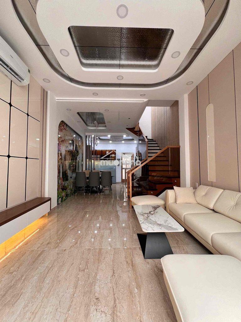 [4.3m x 16m] - 7.4 tỷ - 2 tầng mới - full nội thất ngay chợ hoa đầmsen - 2