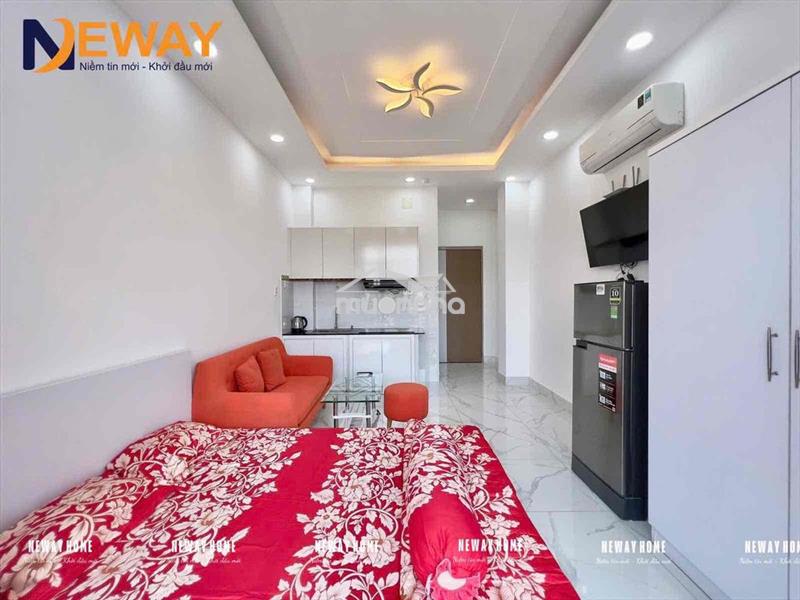 Studio ban công full nội thất siêu mới, toà thang máy gần cầu ông lãnh