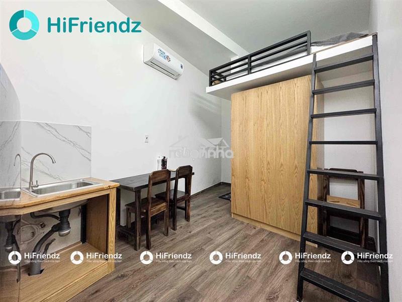Phòng gác hssv ở được 3-4 bạn ngay gần đh hoa sen, đh mở, kiến trúc q3