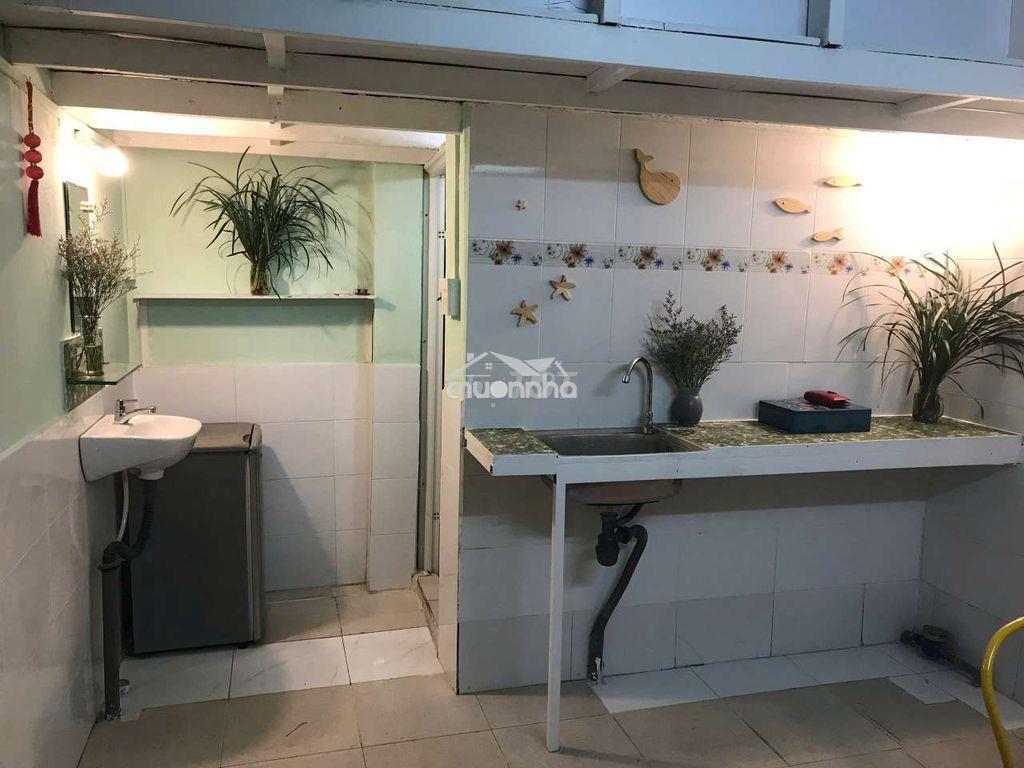 Cho thuê trọ 18m2 + gác, full nội thất, hẻm đường nguyễn cửu vân, p.17 - 2
