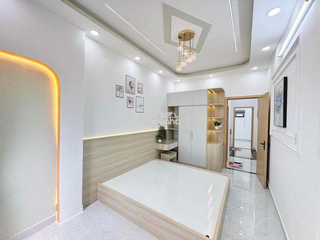 Nhà mới đẹp 3x14 1 trệt 2 lầu hẻm xe hơi bình trị đông bình tân - 4