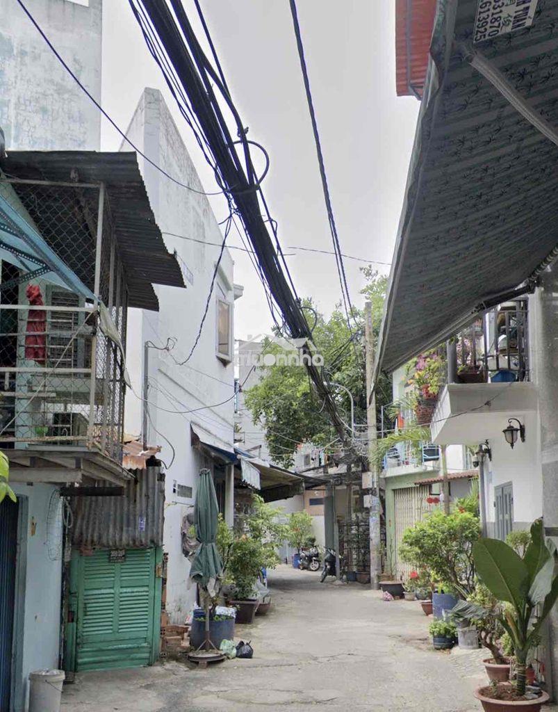 Bán nhà bà hom, 2 tầng, gần 20m2 nở hậu, hxh 5m thông, sát chợ phú lâm - 2