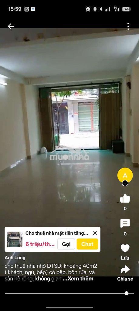 Cho thuê nhà trọ ( tầng trệt )riêng biệt rộng sạch thoáng - 4