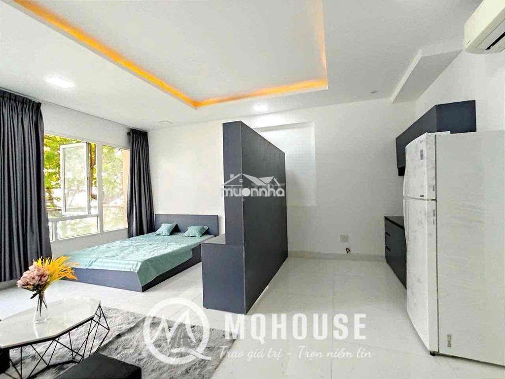 Studio rộng 40m2 có ban công kế bên đại học mở full nội thất như ảnh - 3